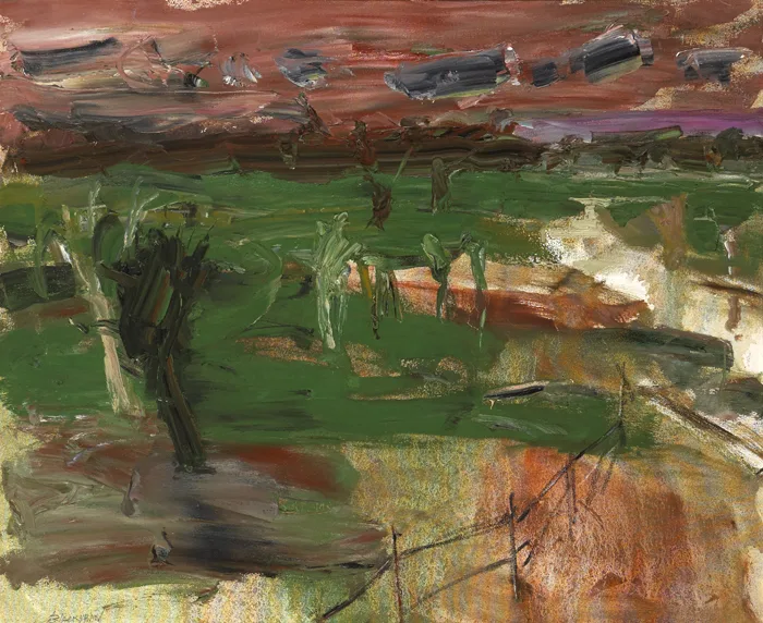 SIX MILE VALLEY by Basil Blackshaw, oil on canvas, sold Nov 2015