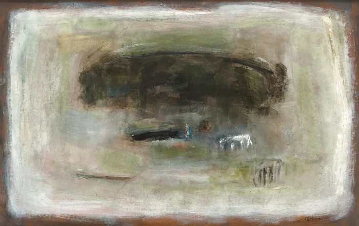 Patrick Collins, GYPSY CAMP, oil on board