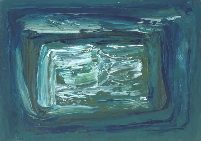 FLOODED LAND by Seán McSweeney, 1992, oil on board, sold Nov 2015