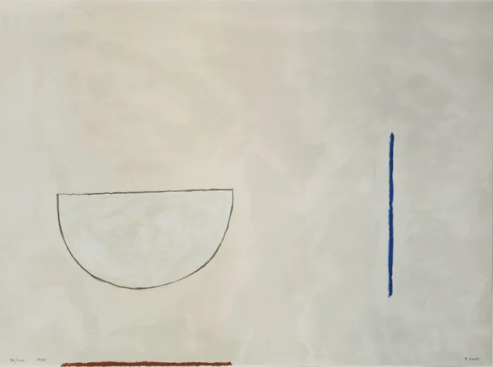 STILL LIFE by William Scott, 1988, lithograph; (no. 36 from an edition of 100), sold Nov 2015