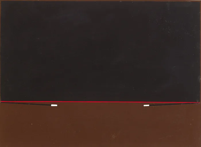 TOWARDS by Cecil King, oil on paper, sold Nov 2015