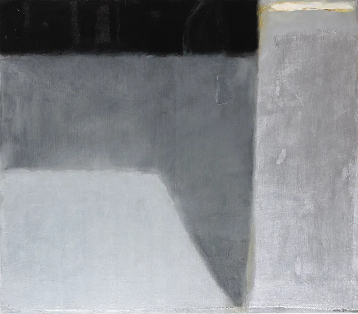 CATHEDRAL SHADOW, OCTOBER by John Shinnors, oil on canvas, sold Nov 2015