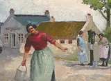 FIGURES AT A WATER PUMP, Whyte's 2015