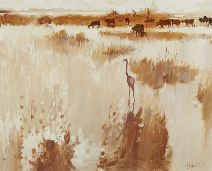 CAMARGUE by Cecil Maguire, 1978-1979, oil on board, sold Sep 2015