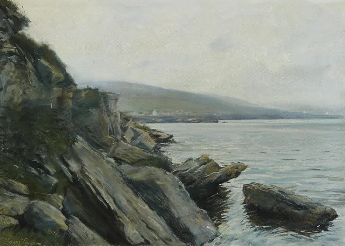 INISHMORE, ARAN ISLANDS by Thomas Ryan, oil on canvas, sold Sep 2015