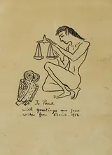 Basil Rakoczi, COLLECTION OF ARTWORKS, CORRESPONDENCE AND SONG BOOK OF IDIOT BOY" (1953-1969)"