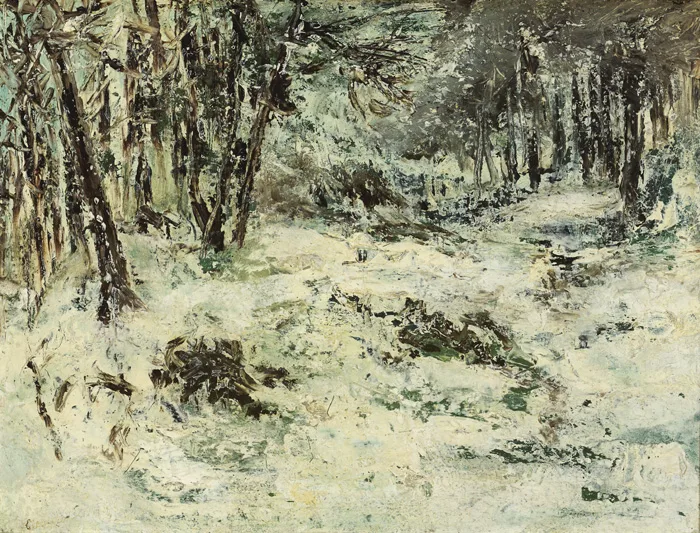 George Campbell, BLIZZARD, c.1946, oil on board
