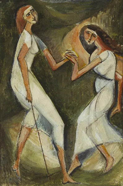 Rosemary Higbee, TESS OF THE D'URBERVILLES, 1948, watercolour heightened with white