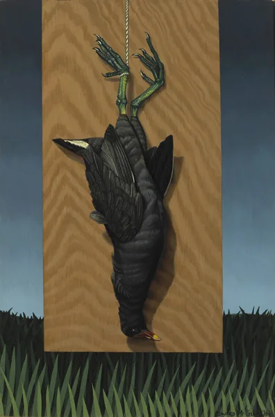 WATERHEN by Edward McGuire, 1976, oil on canvas, sold Sep 2015