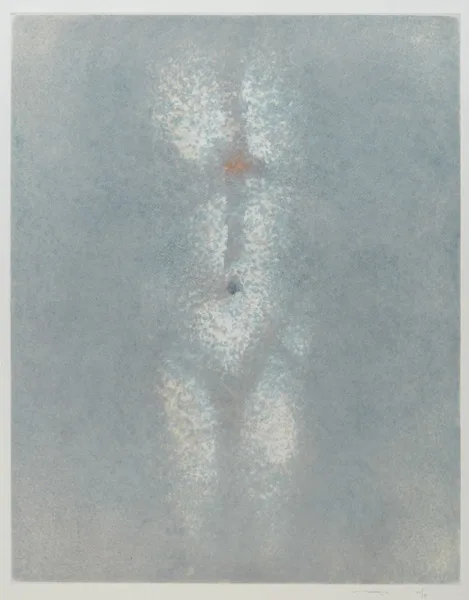 HUMAN IMAGE by Louis le Brocquy, 1999, carborundum; (no. 22 from an edition of 35), sold Sep 2015