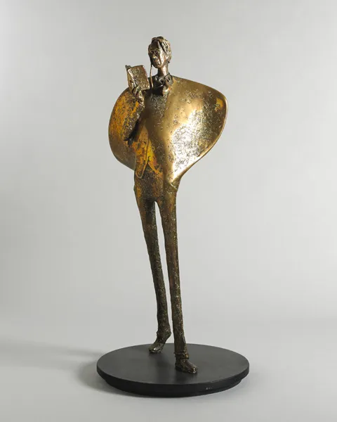 Rowan Gillespie, MAQUETTE FOR W.B. YEATS, SLIGO, 1989, bronze, unique