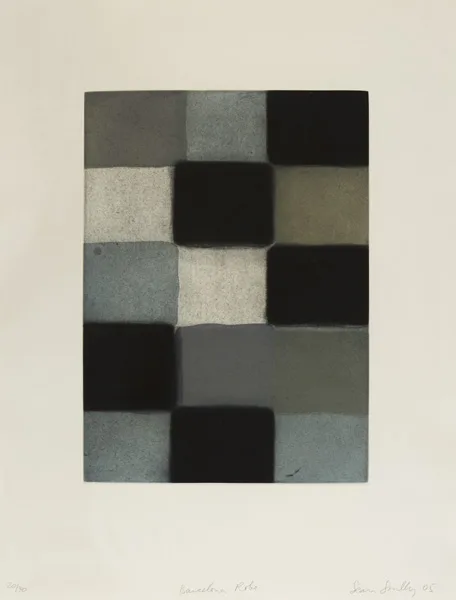 BARCELONA ROBE by Sean Scully, 2005, aquatint; (no. 20 from an edition of 40), sold Sep 2015