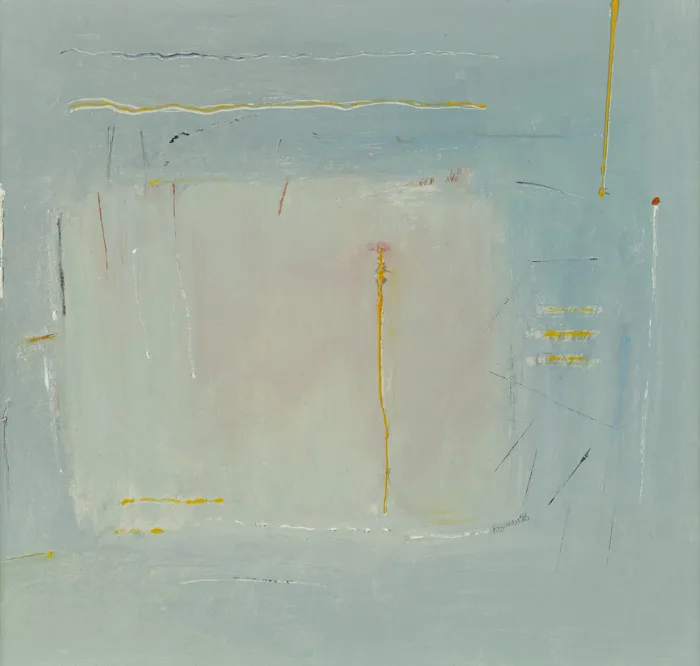 DUBLIN DOCKS by Mike Fitzharris, 1996, oil on board, sold Sep 2015