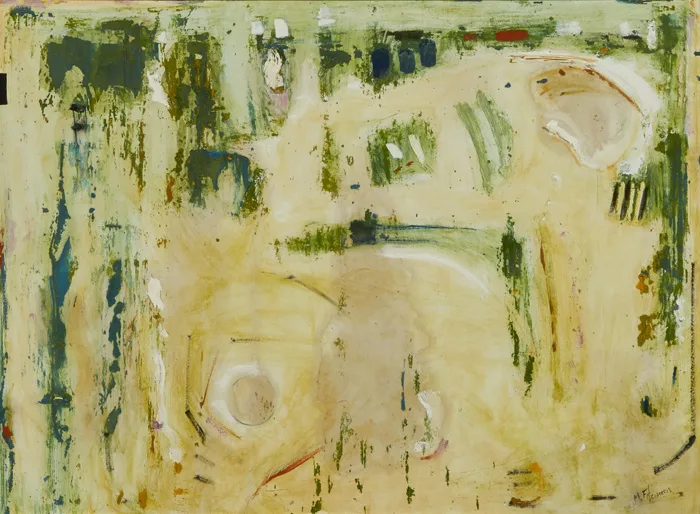 LANDSCAPE by Mike Fitzharris, oil on board, sold Sep 2015