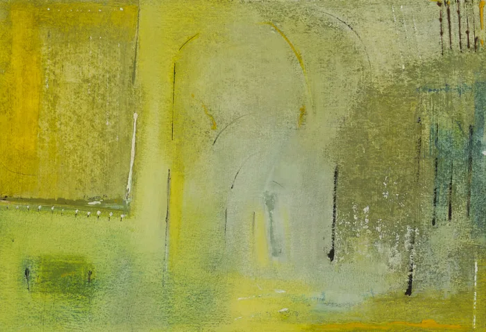 SOUK by Mike Fitzharris, 1997, oil on board, sold Sep 2015