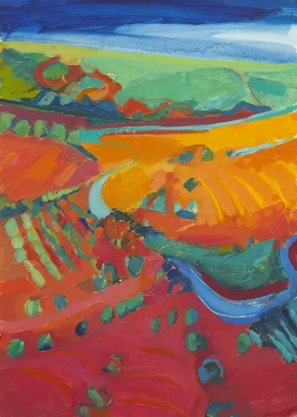 Eithne Carr, LANDSCAPE, c.1992, oil on paper