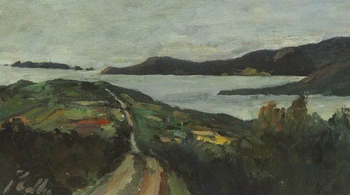 TOE HEAD, WEST CORK by Peter Collis, oil on canvas board, sold Sep 2015
