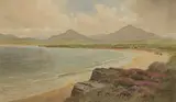 Joseph William Carey, KILLINEY BEACH WITH SUGAR LOAF HILL IN THE DISTANCE