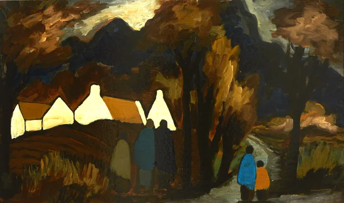 MIDNIGHT by Markey Robinson, oil on board, sold Sep 2015
