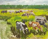 Walter Verling, CATTLE GRAZING, COONAGH, COUNTY LIMERICK