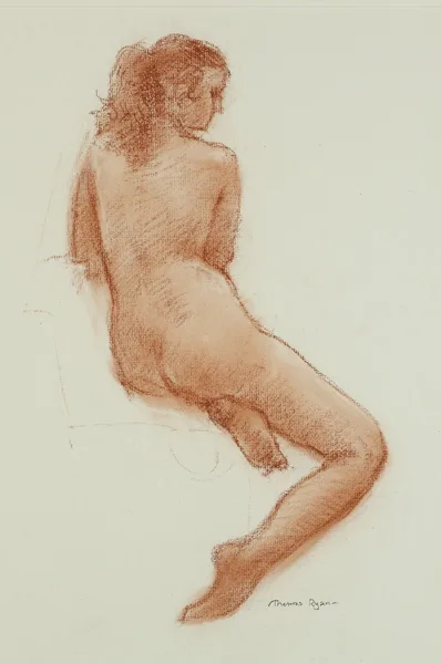 SYLVIA by Thomas Ryan, pencil, offered Mar 2015