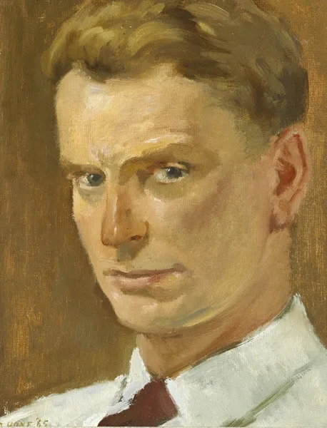SELF PORTRAIT by David Hone, 1965, oil on canvas, sold Mar 2015
