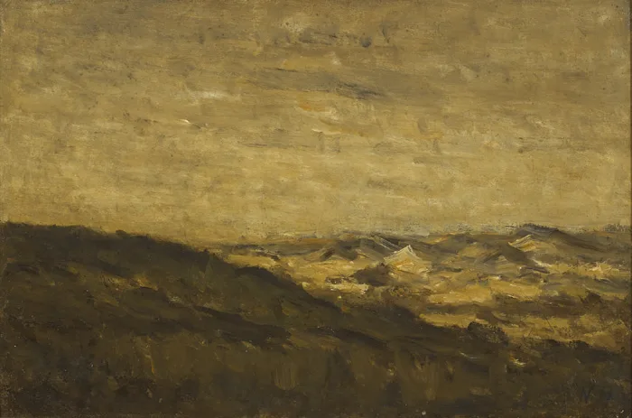 SEASCAPE by Nathaniel Hone, oil on canvas, sold Mar 2015