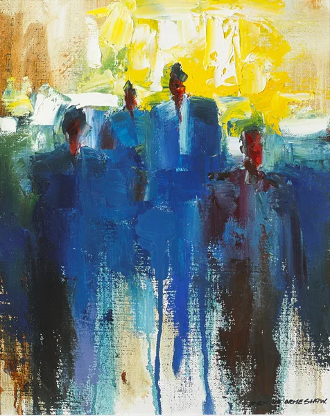 FIGURE STUDY IV by Dennis Orme Shaw, 2001, oil on canvas, sold Mar 2015