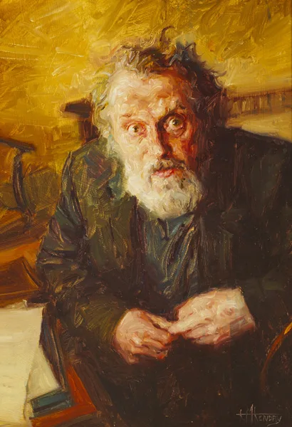 Kenny McKendry, THE POET (PIP), 2004, oil on board