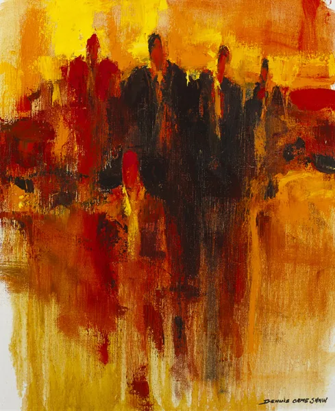 Dennis Orme Shaw, FIGURE STUDY, oil on canvas