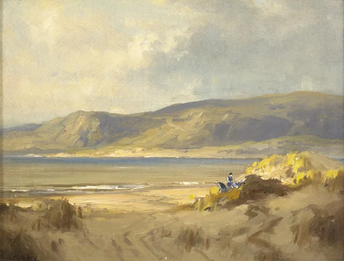 DONEGAL COAST by Frank McKelvey, oil on canvas, sold May 2015