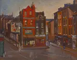 Maurice MacGonigal, VIEW OF BOLTON STREET, DUBLIN AT THE INTERSECTION WITH CAPEL STREET