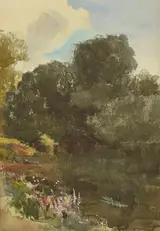 Mildred Anne Butler, FLOWERS BY A RIVERBANK
