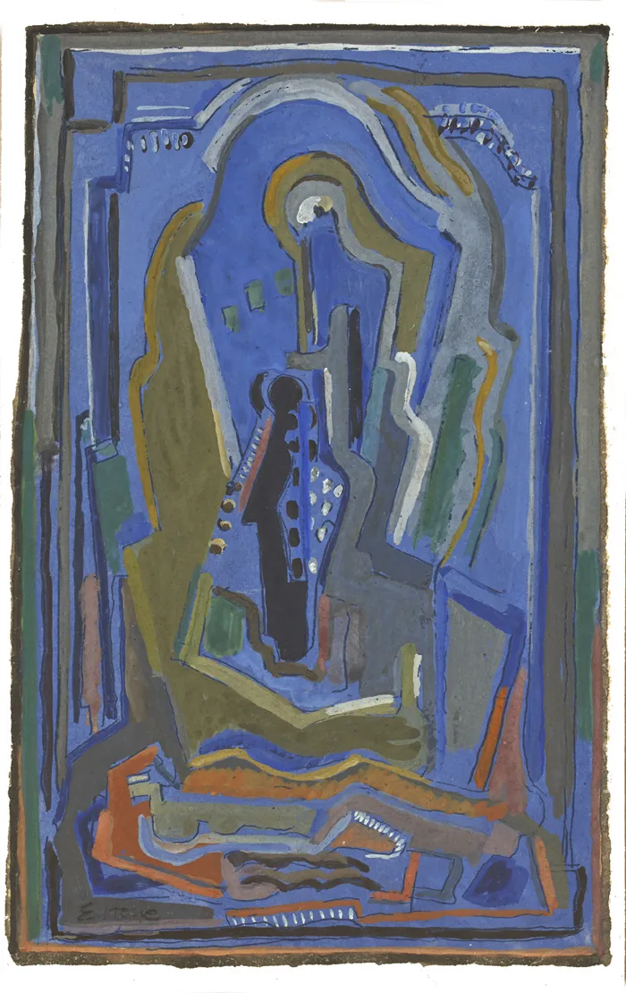 Evie Hone, COMPOSITION, gouache
