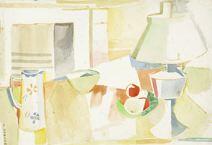 STILL LIFE by Father Jack P. Hanlon, watercolour, offered May 2015