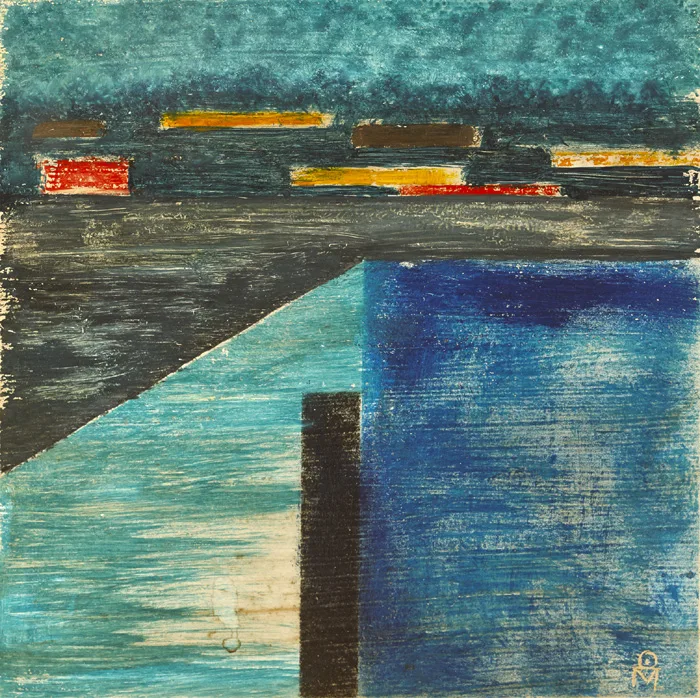 NEWRY CANAL by Colin Middleton, oil on board, sold May 2015