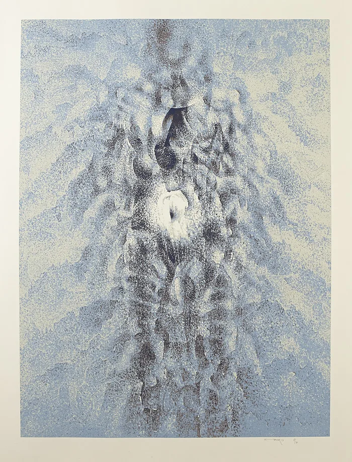 HUMAN IMAGE IV by Louis le Brocquy, 2005, silkscreen; (no. 8 from edition of 75), sold May 2015