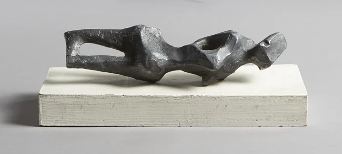 BIRTH NO. 2 by Brian King, 1962, lead; (unique); on painted wooden base, offered May 2015