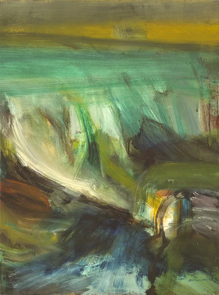 Barrie Cooke, FOREST LIGHT, c.1976, oil on canvas