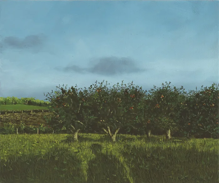 THE ORCHARD KEEPER by Martin Gale, oil on canvas, sold May 2015