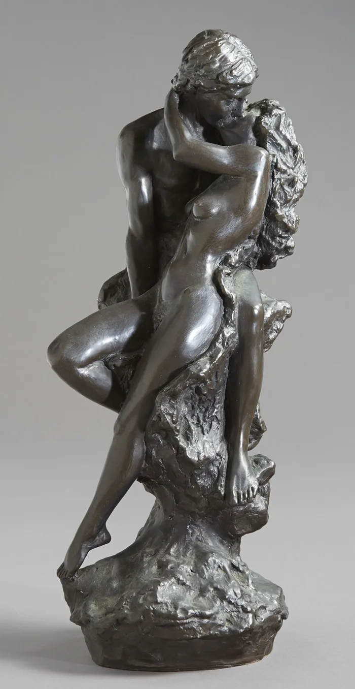 FIGURES EMBRACING by Robin Buick, bronze; (from an edition of 250), sold May 2015