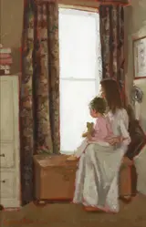 Rowland Davidson, BY THE NURSERY WINDOW