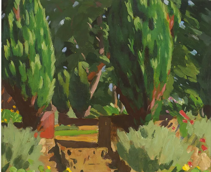 THE TERRACE by William John Leech, c.1940, oil on panel, sold Feb 2015