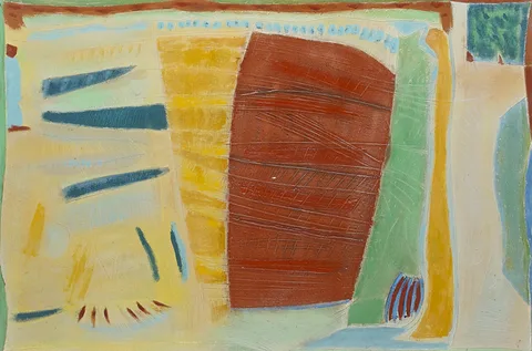 Tony O'Malley, THE AUTUMN PAINTING (I), 1981, oil on board