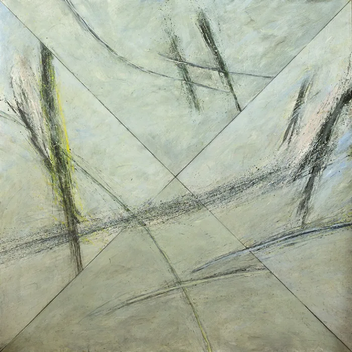 SWING by Charles Tyrrell, 1988, oil on board, sold Feb 2015