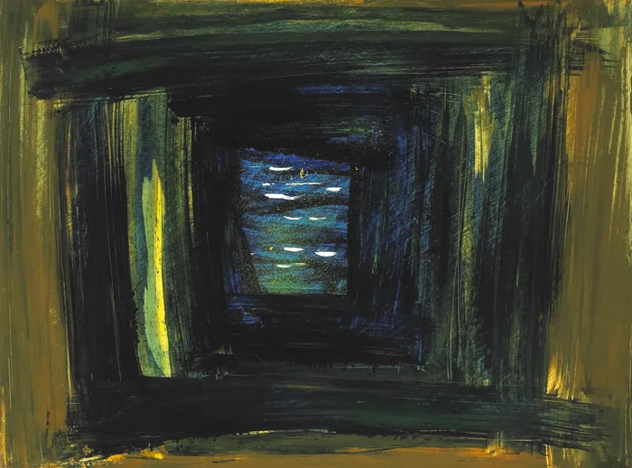 SPRING POOL by Seán McSweeney, 2002, oil on board, sold Feb 2015