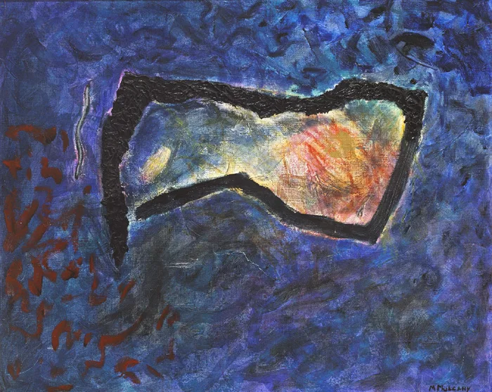 ISLAND SERIES by Michael Mulcahy, oil on canvas, sold Feb 2015