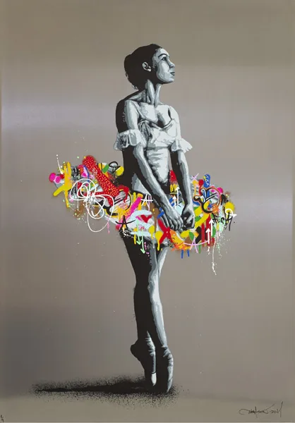 EN-POINT by Martin Whatson, 2014, screenprint on aluminium; (no. 8 from edition of 9), sold Feb 2015