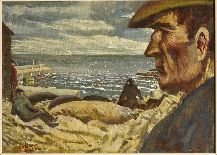 COIS FHARRAIGE by Simon Coleman, oil on canvas board, sold Feb 2015