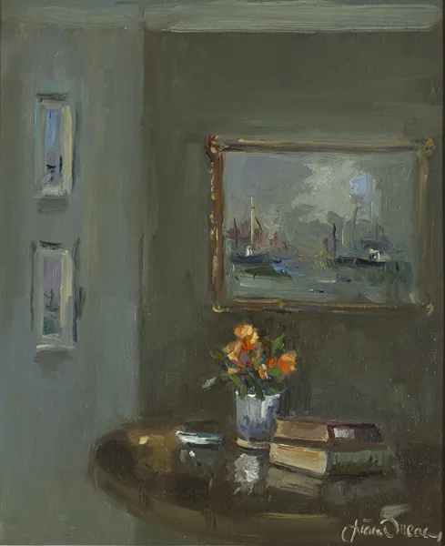 Liam Treacy, INTERIOR, 1982, oil on board